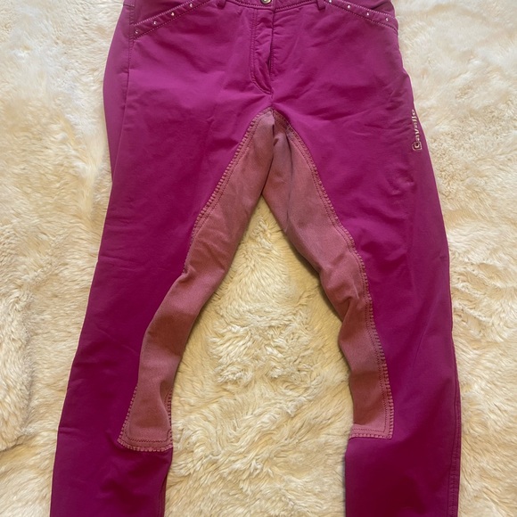 Women's Two-Tone Jeans - Pink - Picture 5 of 7